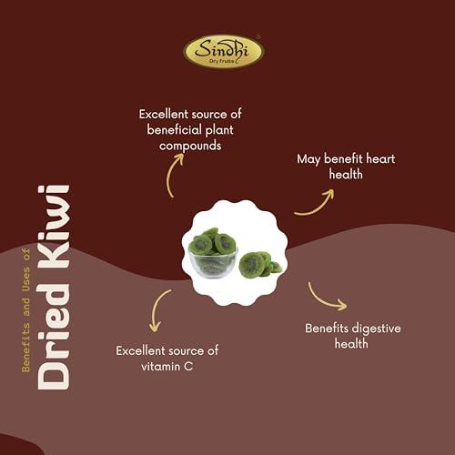 Sindhi Sindhi Dry Fruits premium Dried Kiwi, Delicious and Nutritious addition to your collection of dry fruits, 250 Grams