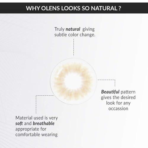 O-LENS O-LENS Spanish Real Brown - Coloured Contact Lens (Monthly Disposable, -2.75 / 2pcs / Real Brown), Natural Looking & Comfy Eye Color Lenses