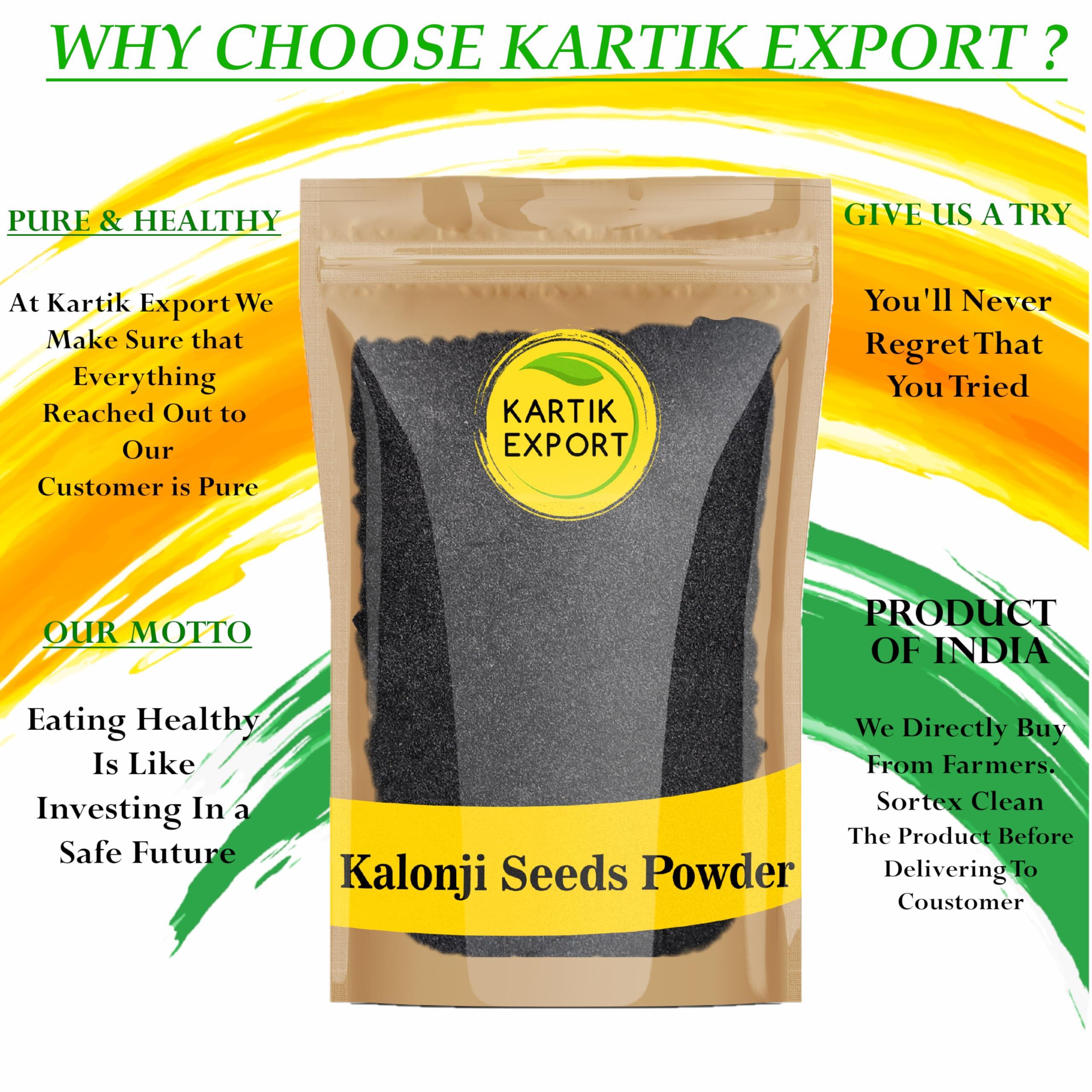 Kartik Export Kartik Export Kalonji Powder for Eating | Black Seed Powder 400g, Natural & Pure