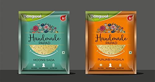 Gangwal Gangwal Moong Papad Atta 500 GM | Mix Moong Dal Papad Atta Instant Snacks