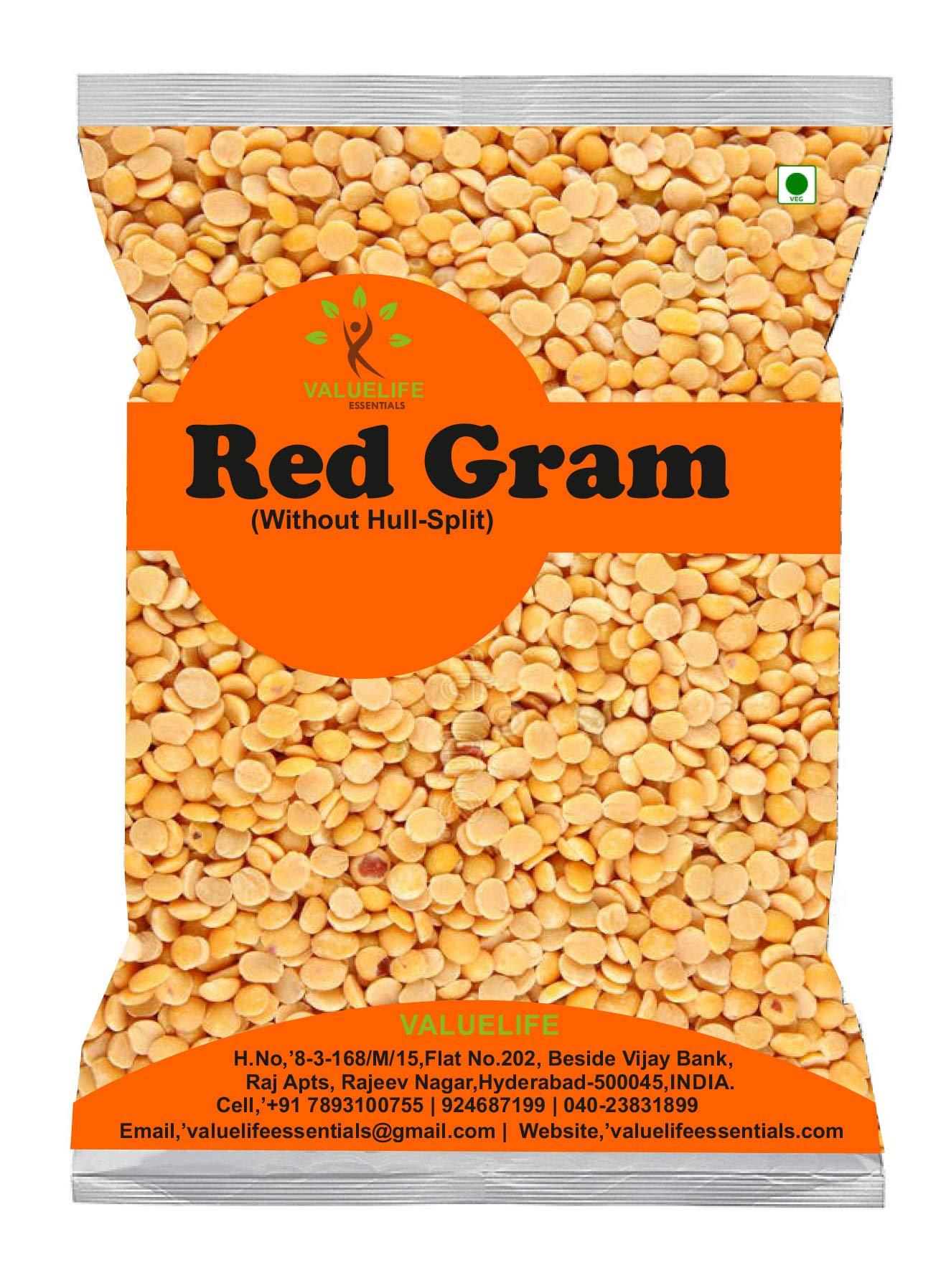 Value Life Valuelife Combo Product 1990g - Toor dal 1kg - Masoor dal red 1kg