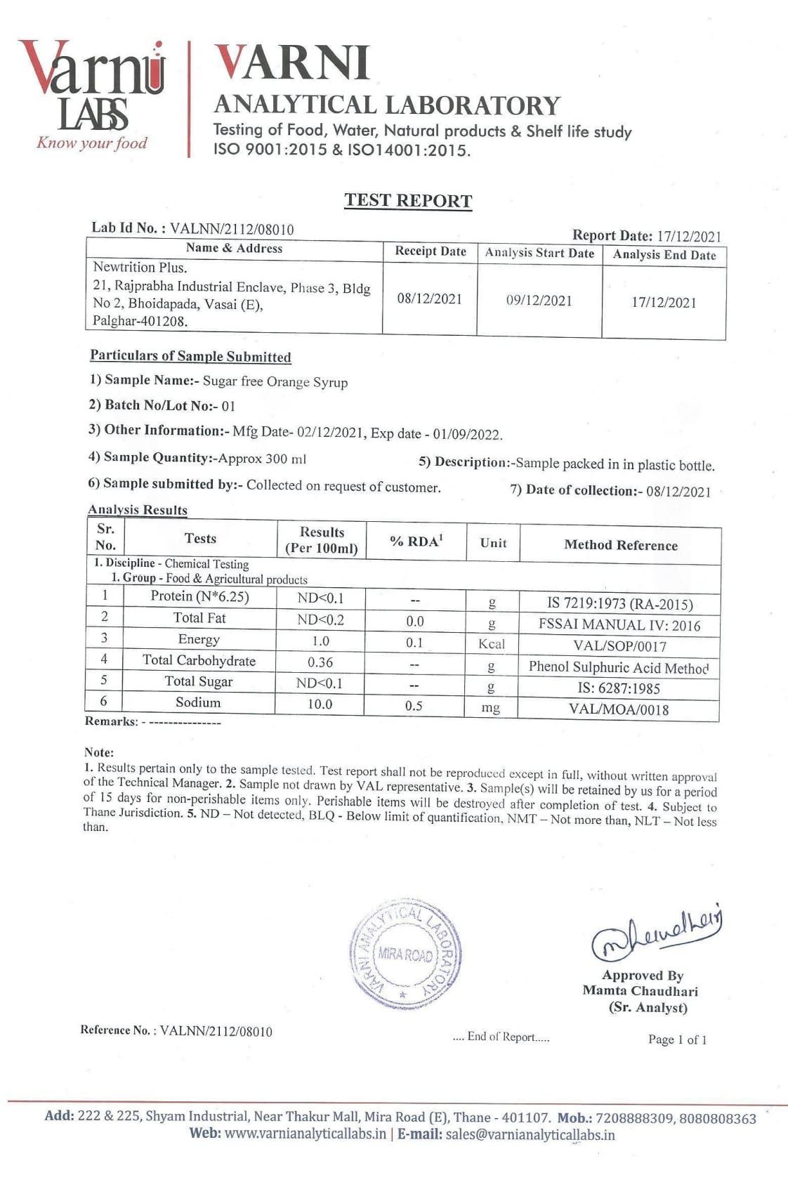 newtrition plus redefining nutrition newtrition plus redefining nutrition Orange - Sugar Free Syrup (Zero Calorie, Keto Friendly) 500 Ml, Liquid