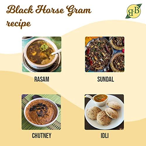B&B Organics B&B Organics Black Horse Gram(900 g)/ Karuppu Kollu Paruppu/Protein Rich & Certified Organic Legume