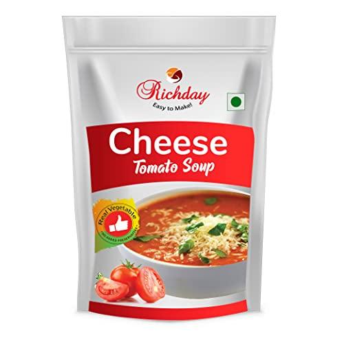 Richday Richday Cheese Tomato Instant Fresh Healthy Veg Soup Powder Premix Packet, Easy to Prepare(Pack of 1, 500 g)