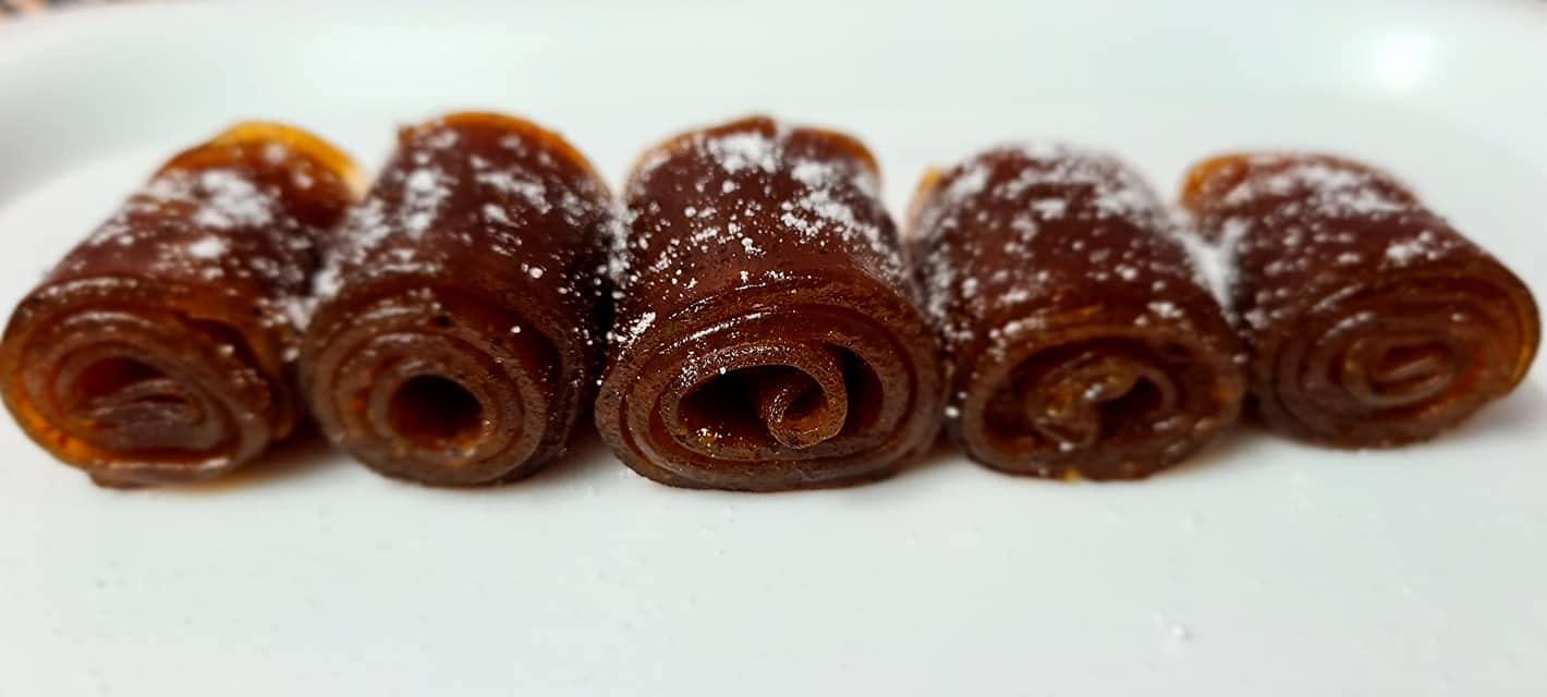 Veganic Veganic Aam & Imli Papad Alphonso Mango Mixed With Tamarind 400GM Aamsotto Khatta Meetha Imli Tasty Fruit Bar Mango Candy For Kids And Your Family