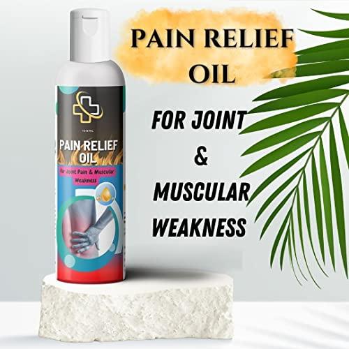 FCS Natural & Ayurvedic Pain Relief Oil for Muscle & Joint Pain 100ml