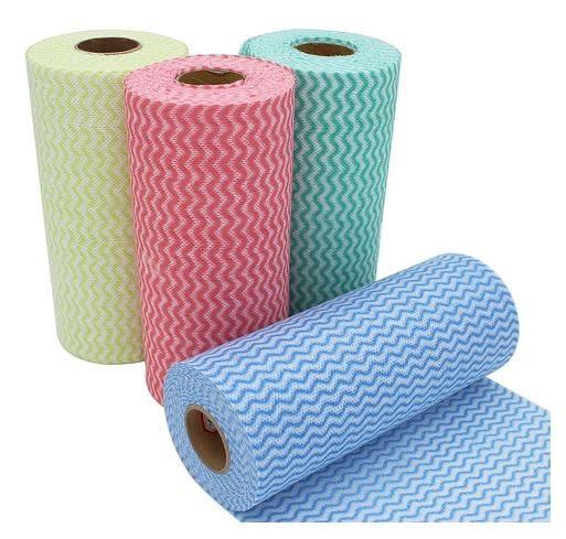 Bio King BIO-KING|Non-Woven Kitchen Towel|Washable & Reusable| 100% Natural and Ecofriendly | Premium Product for Complete Home Cleaning (Pack of 3 (240 Pulls))