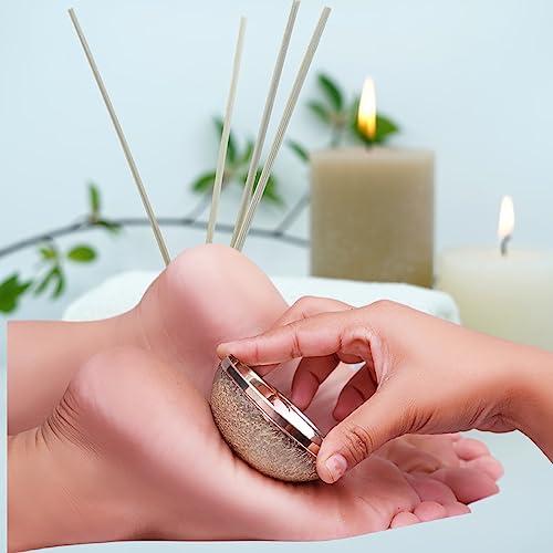 HEALTHANDWEALTH HEALTHANDWEALTH Kansa Vatki Foot Massager Relax And Rejuvenate With Ayurvedic Healing For Tired Feet And Deep Relaxation