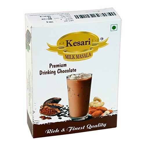 Kesari Kesari Premium Drinking Chocolate Flavour Milk Masala-100 Gram, Strowberry Flavour Milk Masala-100 Gram and Milk Masala Combo- 100 Gram, Pack of 5