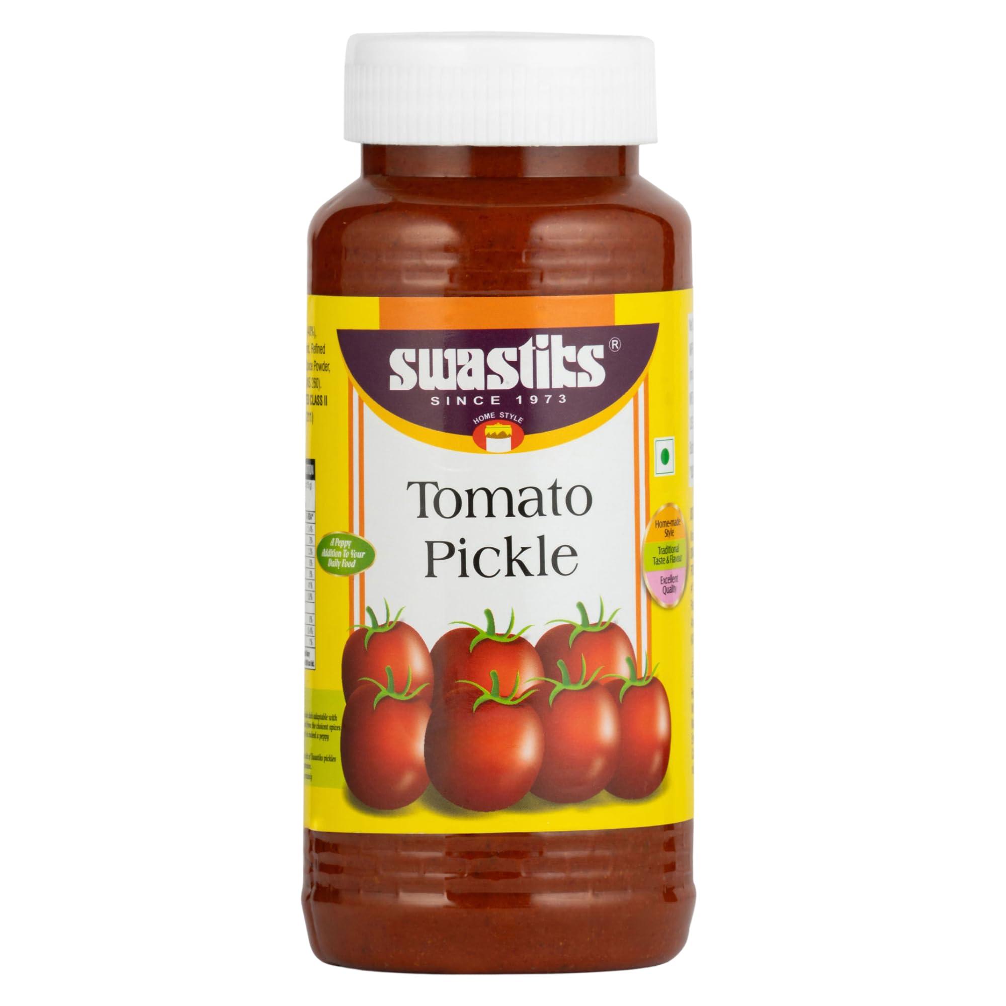 Swastiks Swastiks Pickle - Tomato Pickle 300g Jar | Home Made Style Pickle