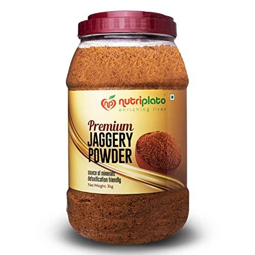 Nutriplato Nutriplato Jaggery | Gur Powder Premium Jar, 3 Kg