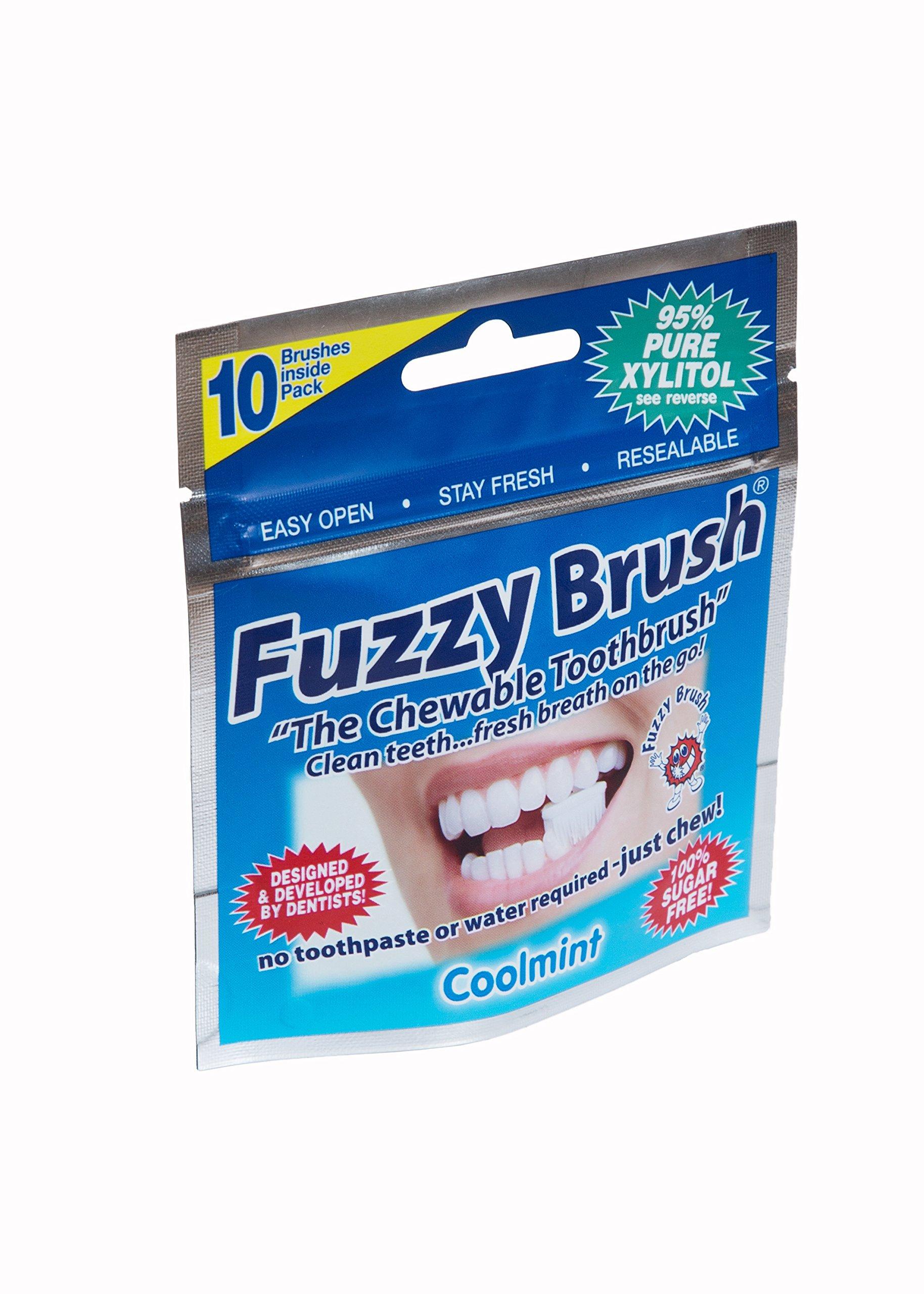 Fuzzy Brush Fuzzy Brush Chew Able Toothbrush, 10 Ounce (Pack of 10)
