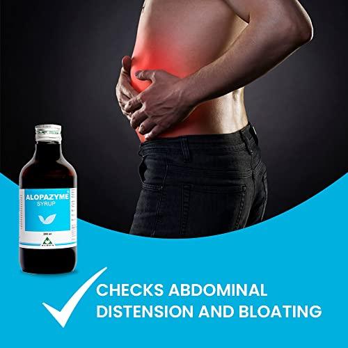 Alopa Alopa Herbal Alopazyme Syrup - Pack of 3 | Ayurvedic Syrup for Constipation, Bloating, Gastric Relief, Indigestion, Nausea Relief Syrup | Ayurvedic Digestive Syrup