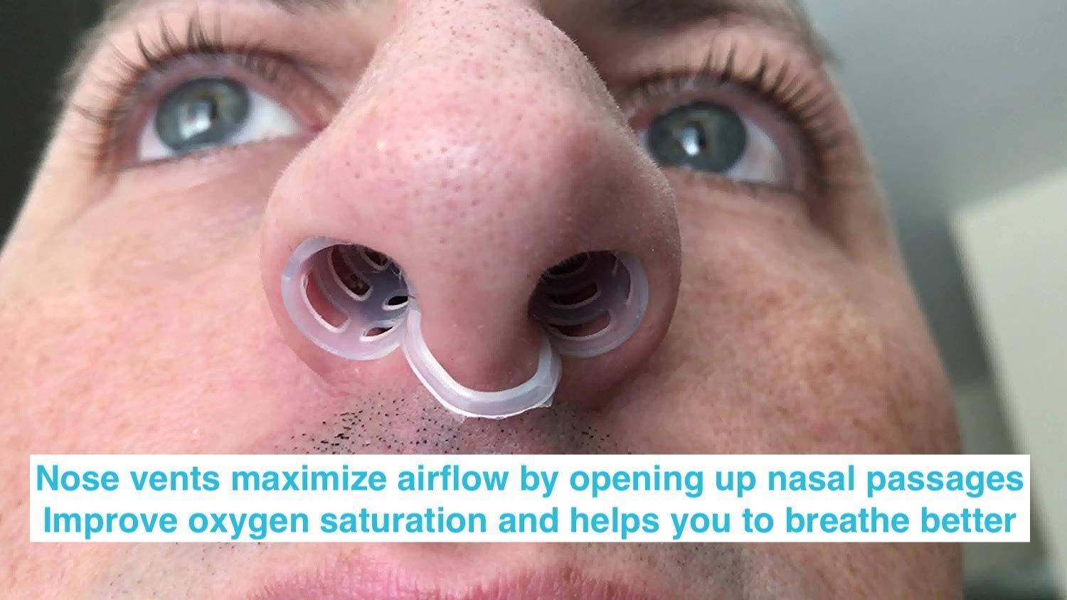 Snore Bastion Anti Snoring Devices by Snore Bastion - All ONE Size (L) Large - Nasal Dilator - Snoring Nose Vents - Snoring Solution - Medical Grade Silicone Snore Stopper - Stop Snoring