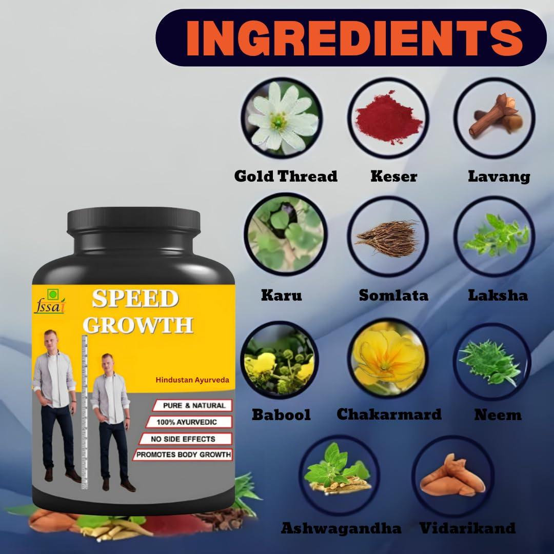 S.D.P. Pharmacy Speed Growth/Height Increasing Height Growth boys &grils Powder Ayurvedic (Pack Of 1)