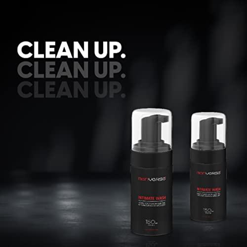 MENVERSE Menverse Intimate Wash for Men 150 ml | With Tea Tree Oil | pH Balanced Foaming Hygiene Wash | Anti Bacterial, Anti-Odour | Paraben Free & Sulfate Free