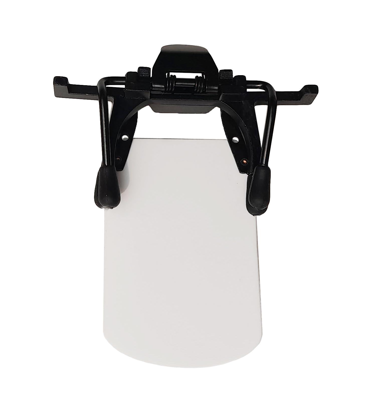 Generic Clip-on Blinder for Eye Glasses - Powered Specs or Zero Power Goggles (White)