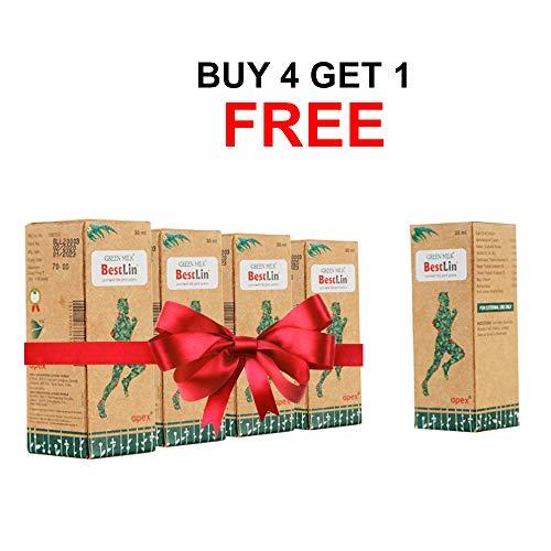 Green Milk Green Milk Combo Pack of Bestlin Liniment Oil - 30 ml (Buy 4 Get 1 Free)
