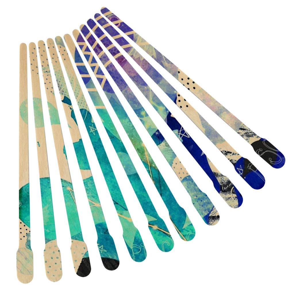 Lee-buty 1000pcs Wax Spatulas Small Wax Wood Sticks, Waxing Applicator Sticks Wooden Craft Sticks Spatulas Applicators Hair Nose Wax Stick for Hair Body Eyebrow Removal