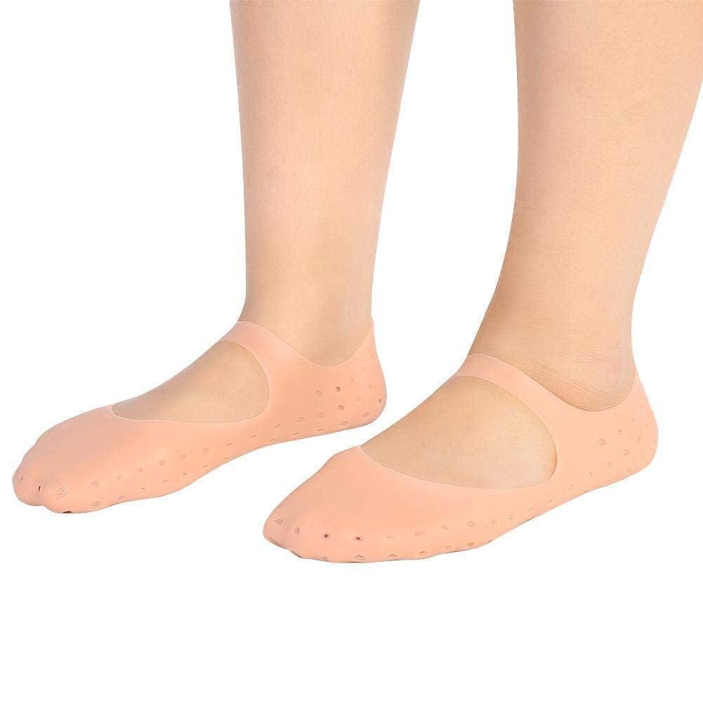 ALI SHIPPING Silicone Moisturizing Socks for Dry Feet - Cracked Heel Repair Softener - Hydrating and Nourishing Gel Socks for Effective Foot Care - Ideal for Restoring Moisture and Comfort to Feet