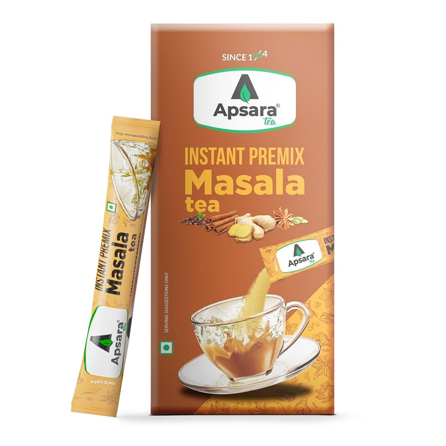 APSARA APSARA Instant Tea Masala Premix Tea 10 Sachets|Masala Tea Powder|Masala Chai Instant Tea Premix Ready Mix Tea Sachets | Chai Masala | Masala Flavour Tea | Masala Tea Premix 10 Sachets(Pack of 1)