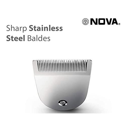 Generic Nova Professional Trimmer Rechargeable Cordless Beard Trimmer with Free Rechargeable cell for Men, Multicolor
