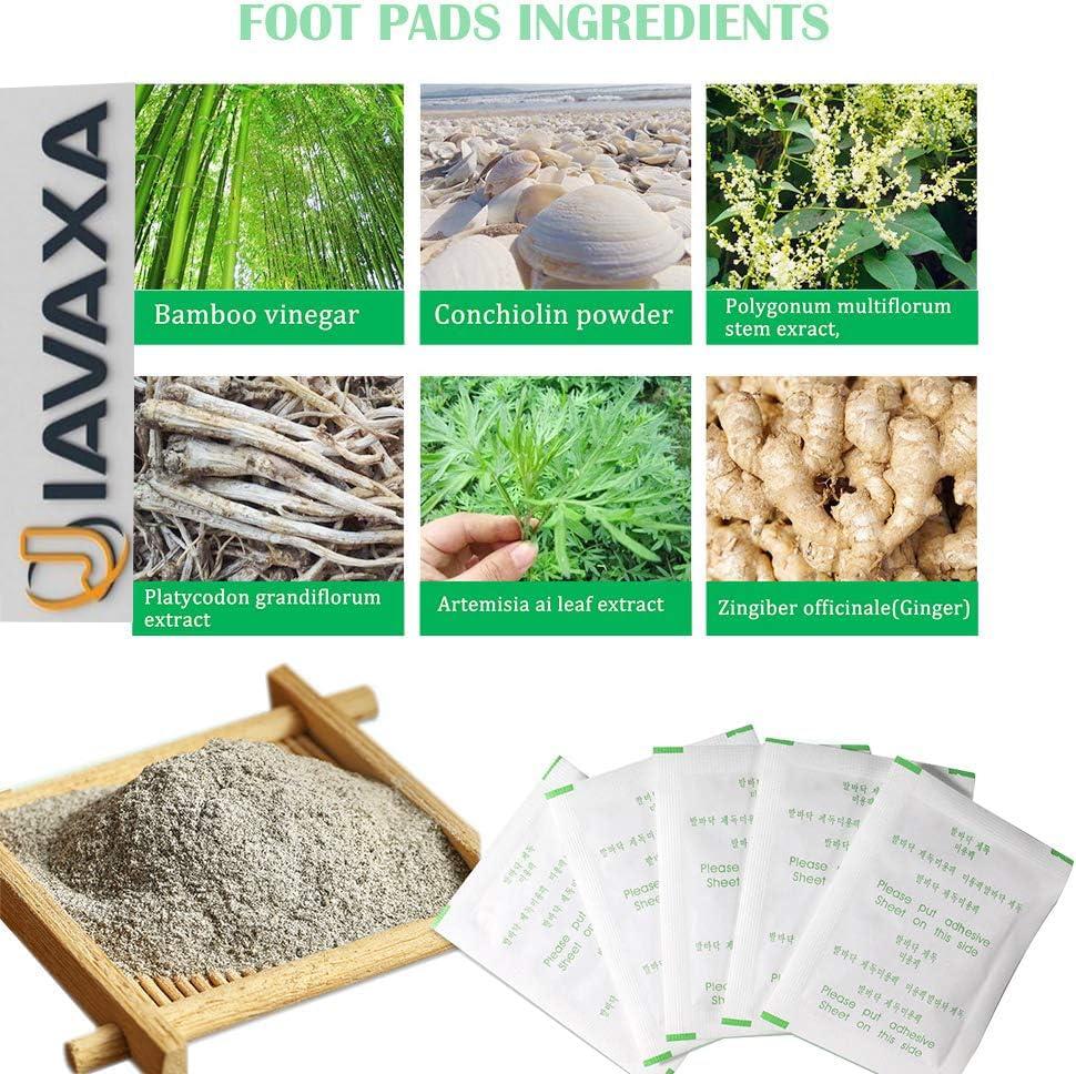 JIAVAXA Detox Foot Patches, Pain Free Foot Pads for Stress Relief Sleep, Remove Toxins Cleansing Detox Foot Patches Kit for Release Body,Natural ingredients Ginger Adhesive Foot And Body (PADS DETOX PAD K 40)