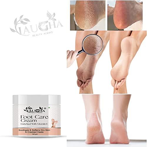 LAUGHA Laugha Feet Crack Heel Repair Cream Smooth Foot Crack Cracked Heel Repair Foot Cream Healing & Soothing Of Cracked Heels (PACK OF 1 jAR 100 GM)