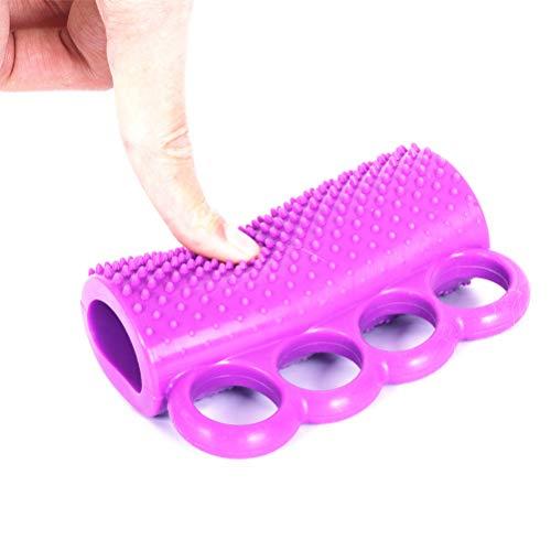 HEALLILY 1pc Silicone Grip Ring Hand- Muscle Developer Finger Grip Ball Strength Trainer Fitness Wrist Trainer