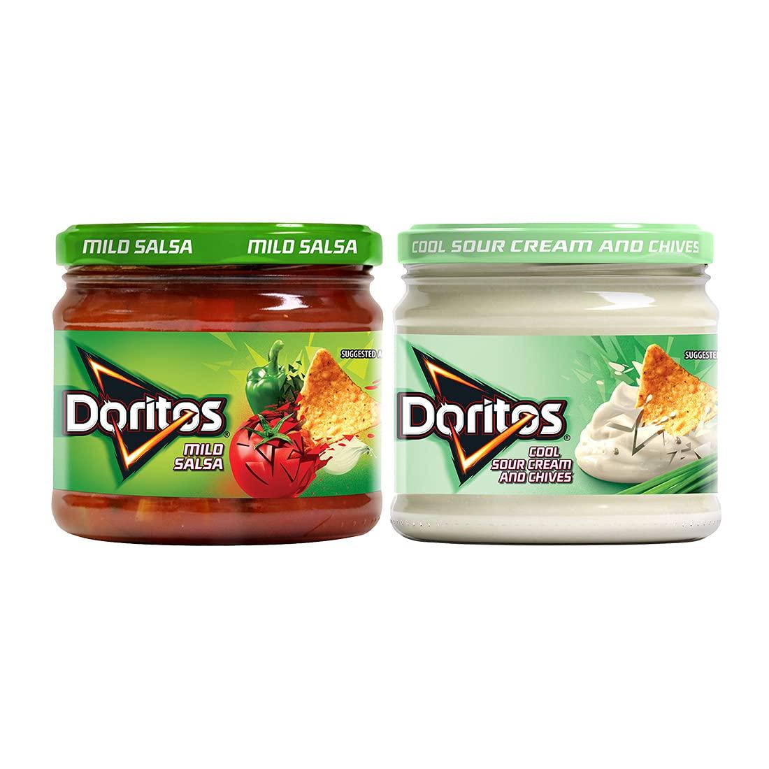 Doritos Doritos Mild Salsa with Cool Sour Cream & Chives, Combo Dips Pack