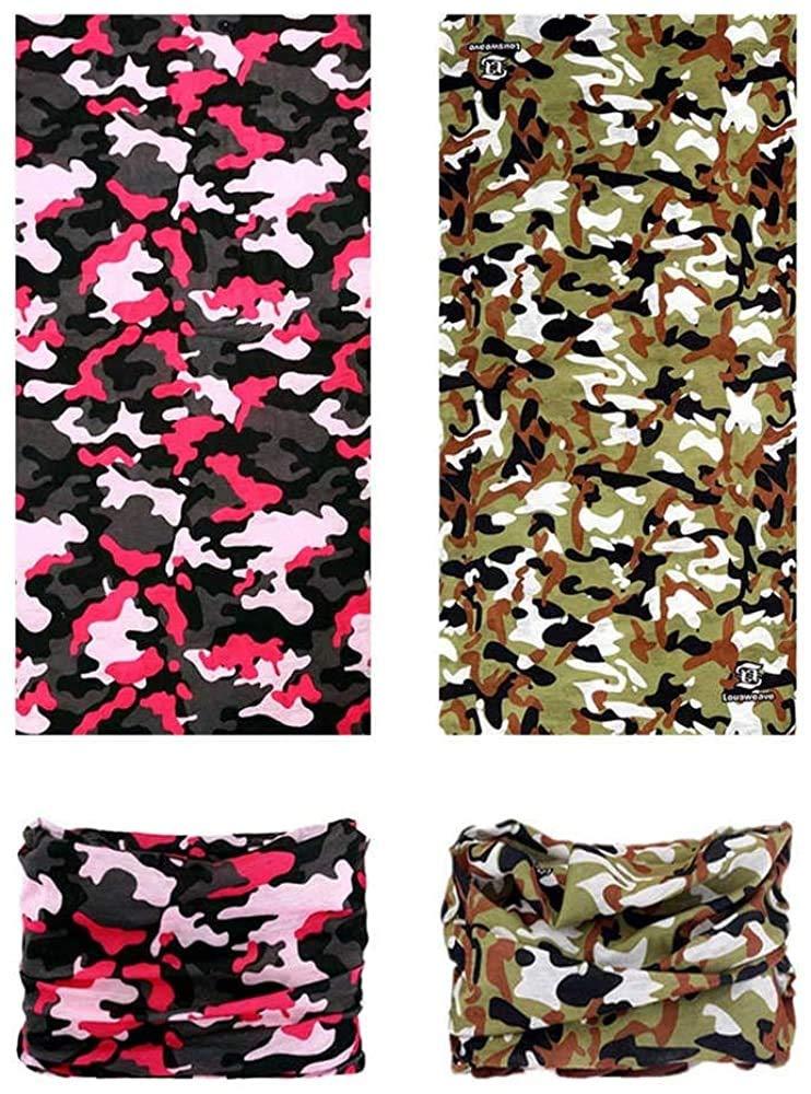 Madhavi Madhavi Headband Head Wrap Bandana Headwear Face Mask magic scarf for men & women Set Of 4