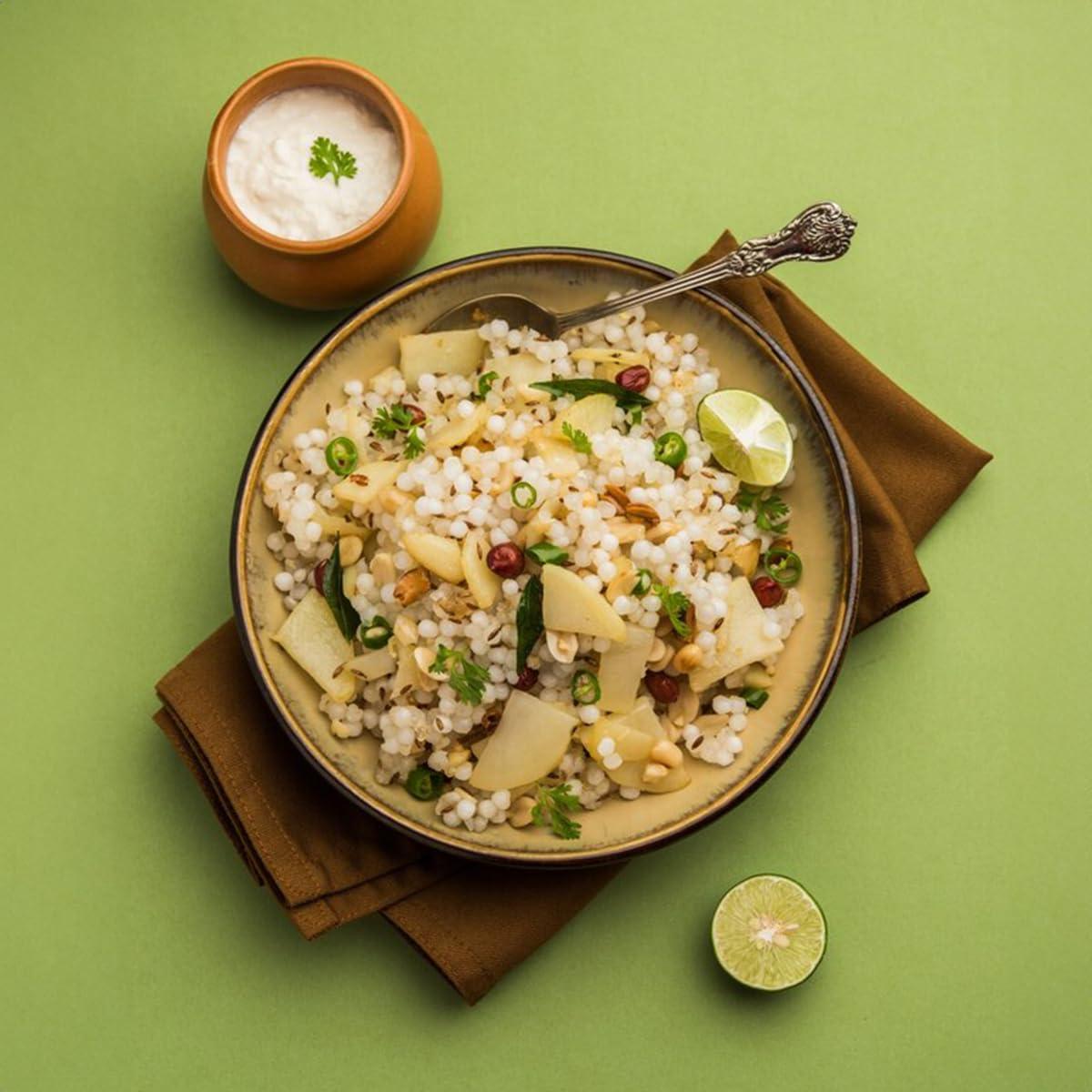 SAYYAM Sayyam Sabudana | Moti Dana Sabudana |Regular Sabudana |Topioca Pearls (Sago) (200gm)