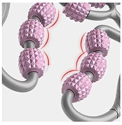 Zorzel Zorzel U Shape Yoga Massage Roller 8 Wheels Trigger Point for Arm Leg Neck Muscle Body Fatigue Lifted Tool Health Therapy Care Stress