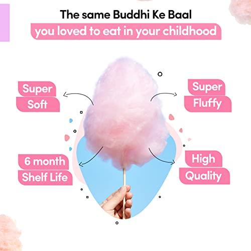 Angels Floss Angels Floss Cotton Candy's / Candy Floss / Buddhi Ke Baal - Bubble Gum Flavour (12 GMS Each, Pack of 12 Units)