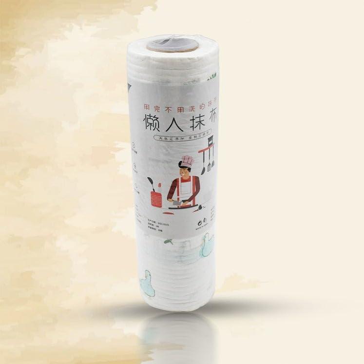 ATEVON ATEVON Kitchen Towel Tissue Roll Tissue Paper for kitchen Reusable and Washable Kitchen Tissue Roll Non-stick Oil Absorbing Paper Roll Kitchen Special Paper Towel Wipe Paper Dish Cloth Cleaning