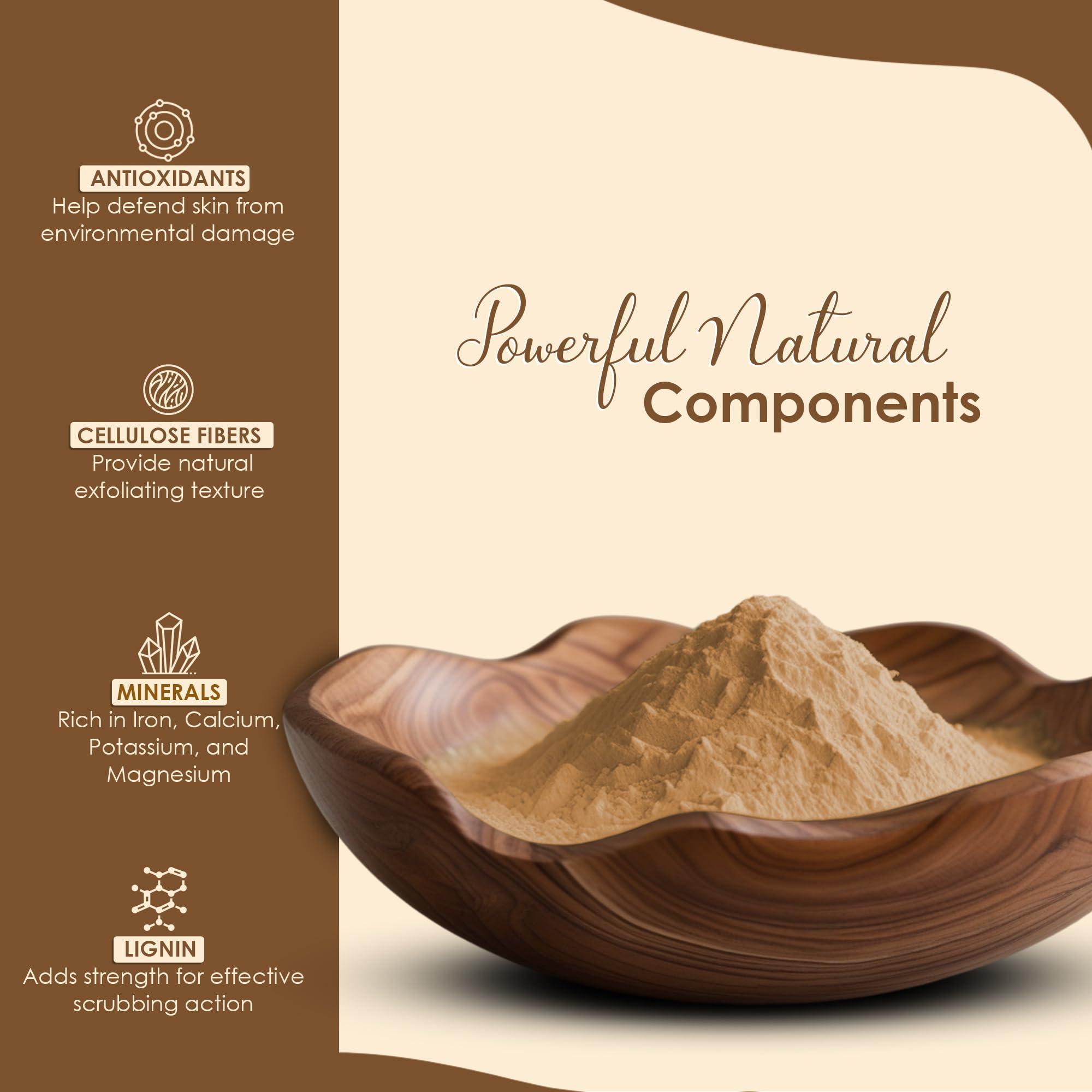 mi nature mi nature Walnut Shell Powder - No Silica or Any Artifical Additives - For Homemade Natural Scrub Formula| 100% Pure, Natural & Cruelty Free - 227g/1/2 lbs/8 oz