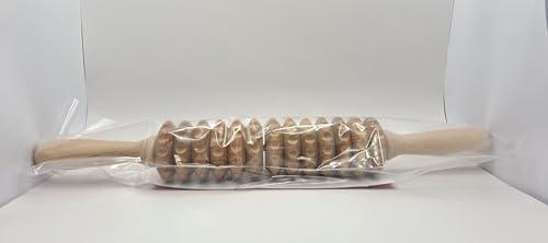 tuuli Tuuli Accessories Anti Cellulite Massage Roller Tool Massager Maderotherapy Wooden 15.7 inches