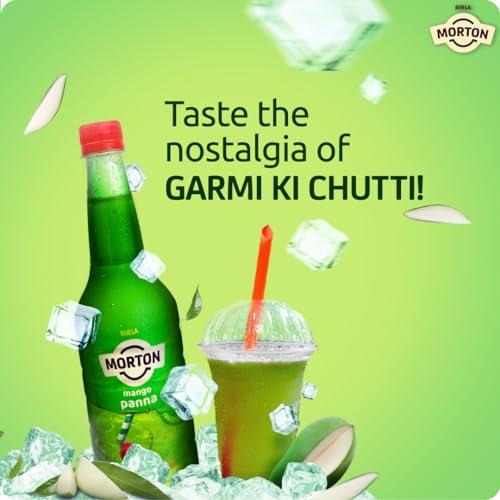 Morton Morton Lime Juice Cordial, Mango Panna & Golgappa Pani Masala|Refreshing Combo With Fresh Fruits|No Artifical Colours & Preservatives|Lemon Juice, Gol Gappa Pani & Mango Panna Squash Combo Of 3
