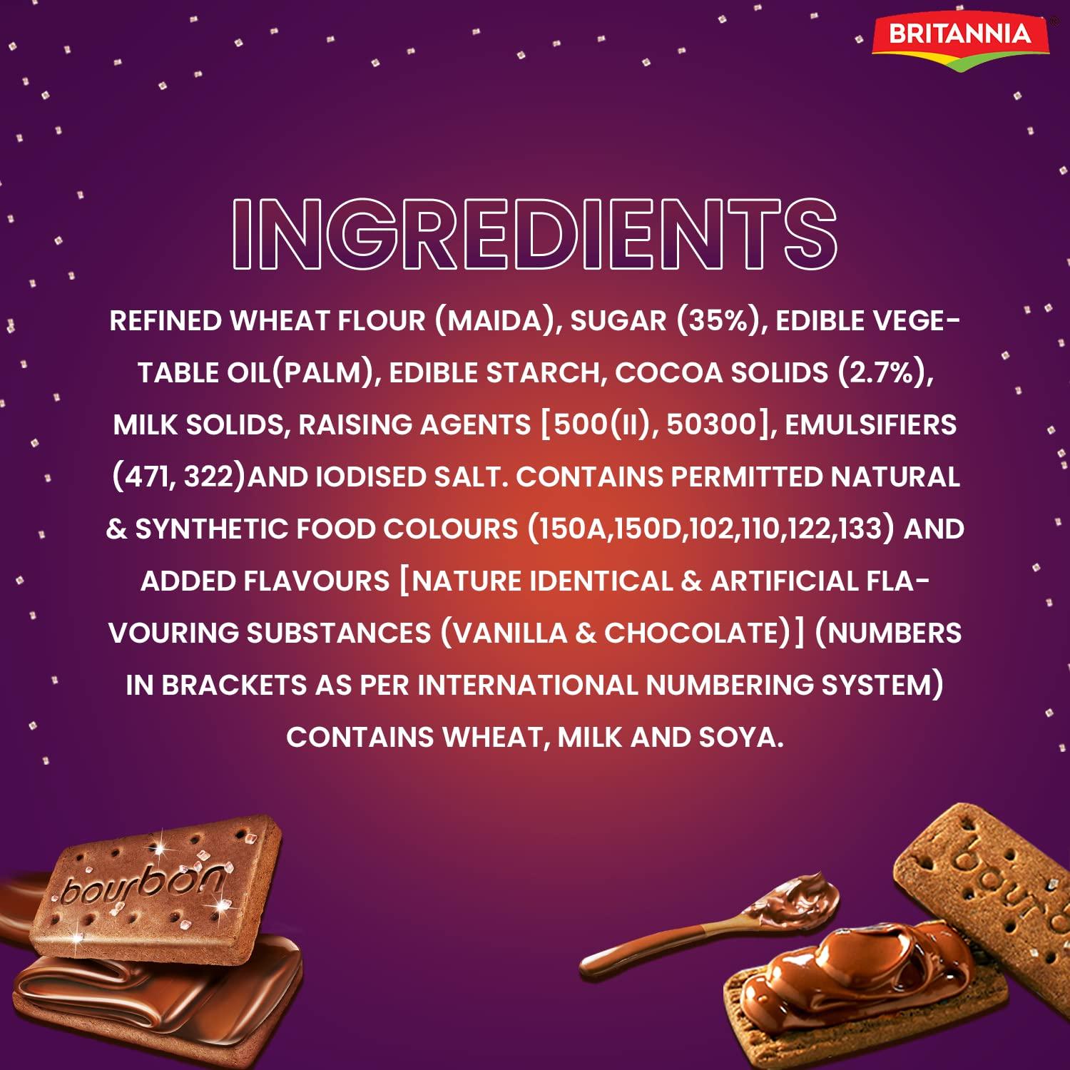 Britannia Britannia Bourbon The Original Biscuits, 500 g Pack of 2