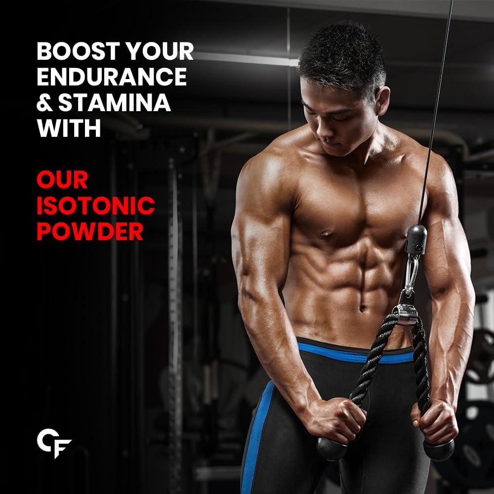 Carbamide Forte Carbamide Forte Isotonic Powder | Pre Workout Supplement For Men And Women| Instant Energy Drink for PreWorkout | Electrolytes Powder with added BCAA & L Glutamine - Litchi Flavour - 500g (Pack of 1)