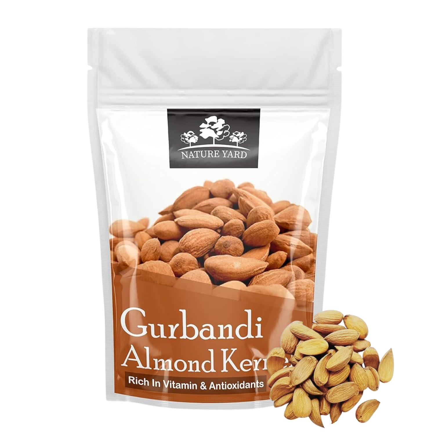 NATURE YARD NATURE YARD Orignal Afghan Gurbandi Almond/Badam Giri - 100% Pure & Natural Rich in Oil - 1Kg