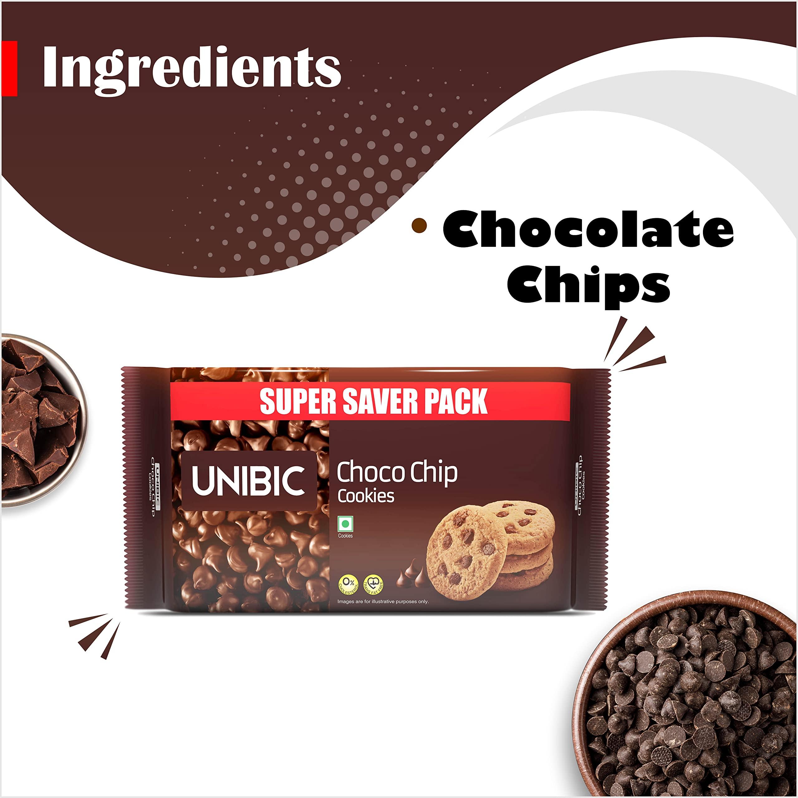 Unibic Unibic Choco Chip And Fruit N Nut Cookies Combo, 500Gram X 2 - Assorted