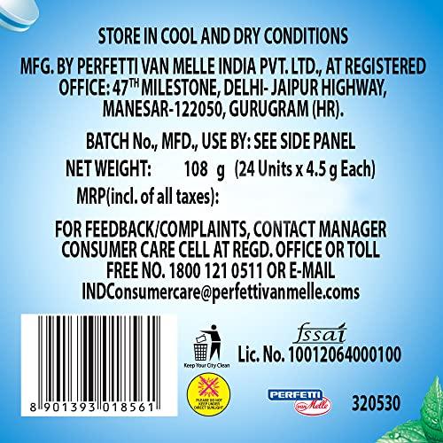 Center Fresh Center Fresh Mint, Sugarfree Peppermint Flavour, 108 Grams- Pack of 24