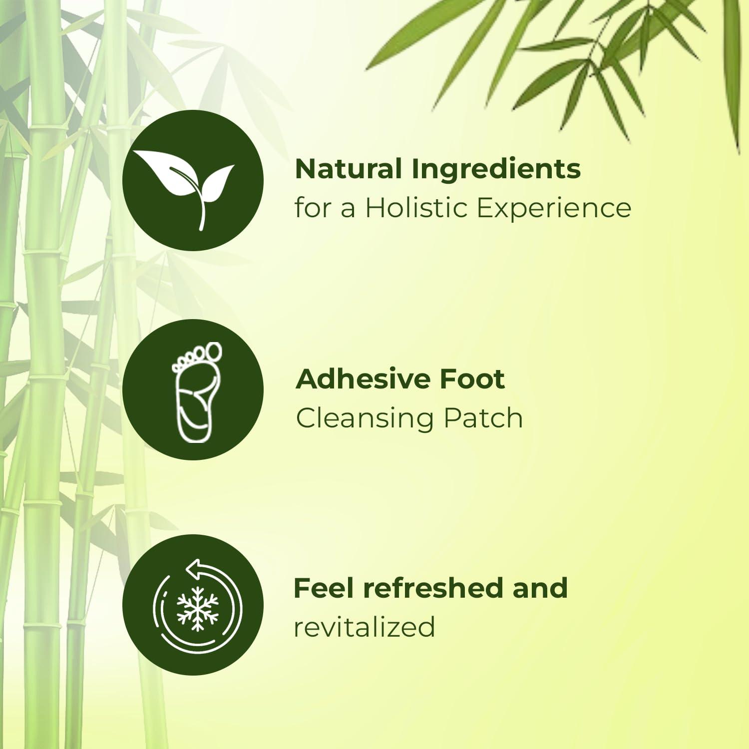 ABELIA Abelia TOX-FREE Detox Foot Patches Pain-Free Pads for Stress Relief Sleep, Natural Ingredients for Adhesive Foot Cleansing Detoxing Patch and Body Cleansing (Set of 1, 10 Patches)