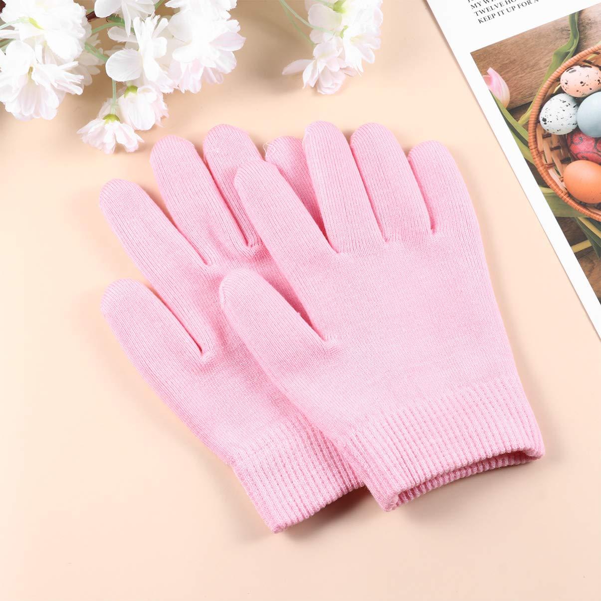 SUPVOX SUPVOX Moisturizing Gloves Overnight Aloe Socks for Women 4Pcs Skin-friendly Moisture Gloves and Aloe Infused Socks for Salon Home