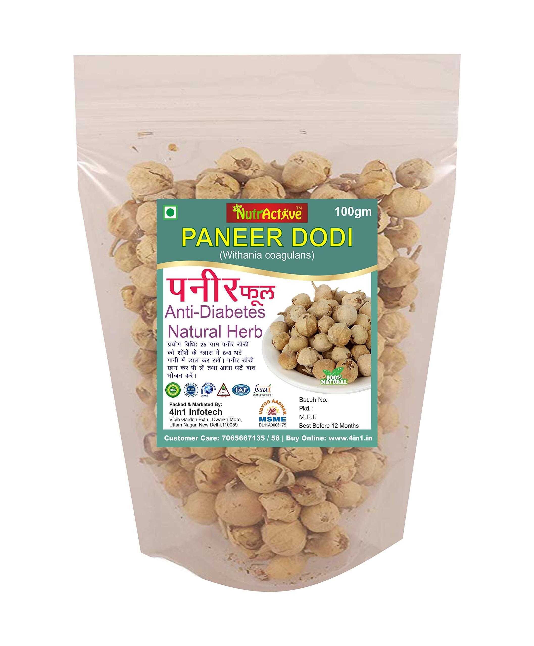 NutrActive Nutractive Paneer Dodi/Paneer Doda - 100 gm