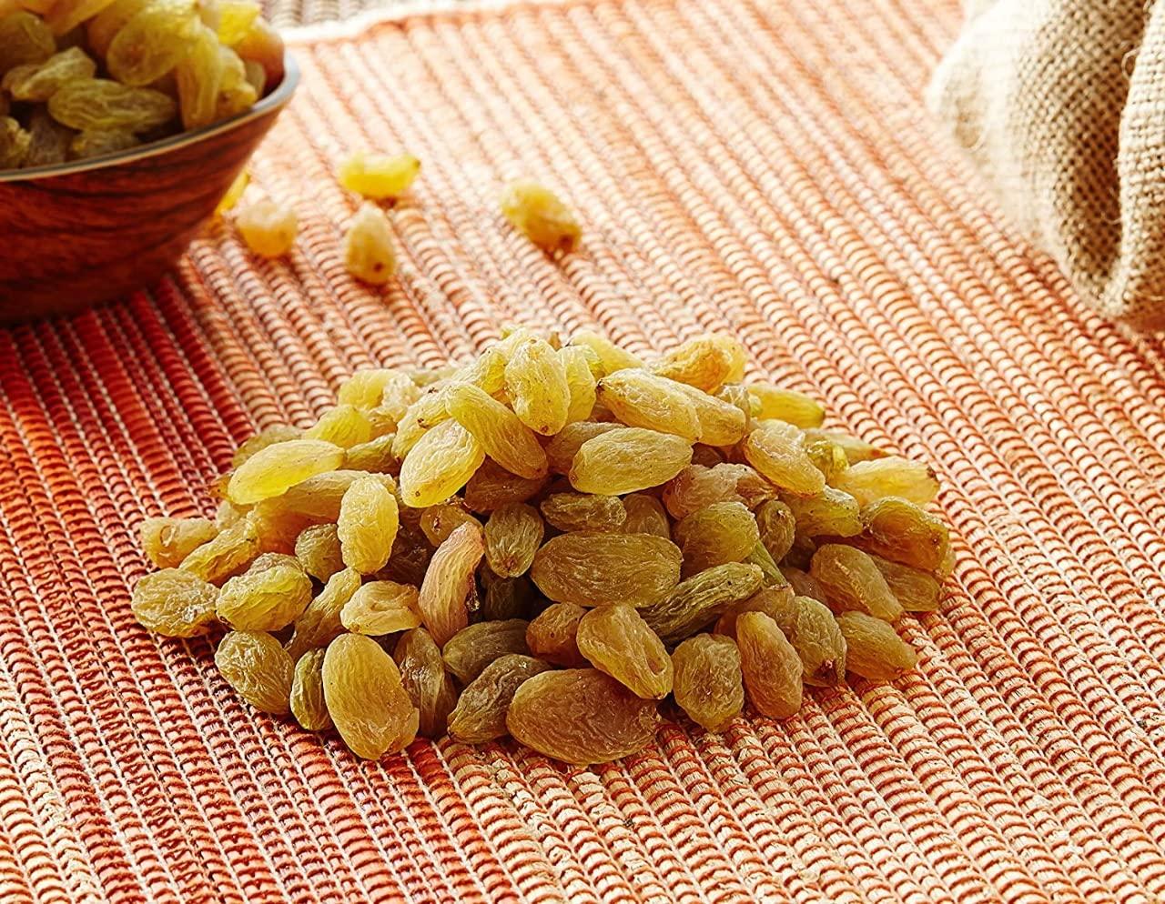 Generic Diamond Organics Dry Fruits Premium Seedless Kismis Round Raisins Dry Grapes Kishmish (1000 Gm) Diwali Gifting / Festival Season