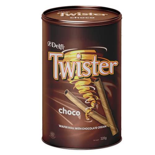 Delfi Delfi Twister Choco Wafer Rolls- (Net Quantity 320g)