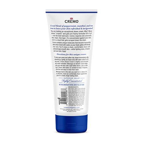 Cremo Cremo Cooling Shave Cream, Astonishingly Superior Shaving Cream for Men, 6 Fluid Ounce