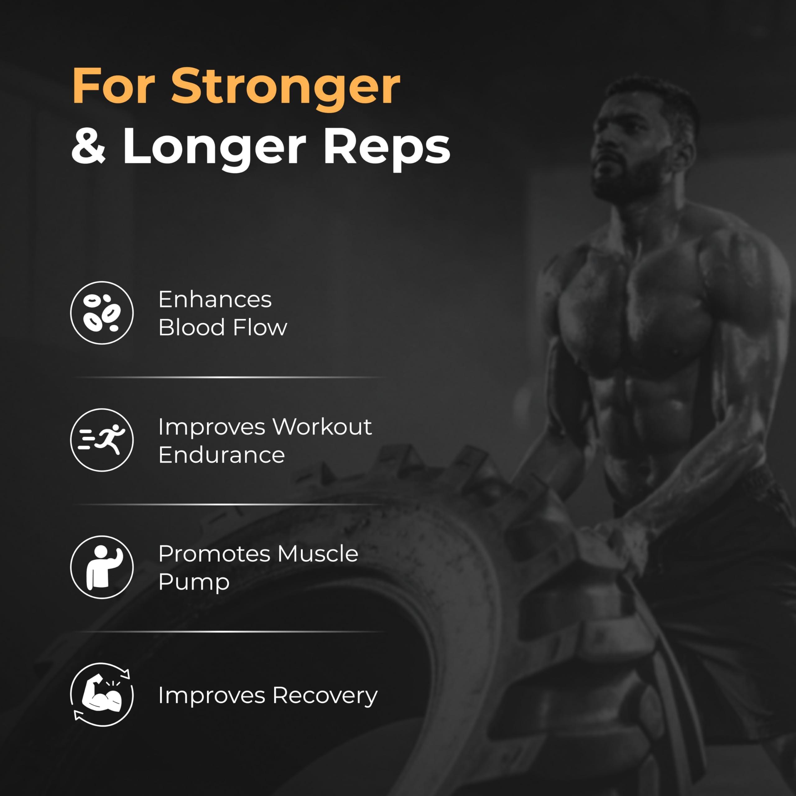 Nutrabay Nutrabay Gold L-Arginine Supplement Powder - 120g, Lemon Flavor | Pre Workout Amino Acid for Endurance, Muscle Building & Faster Recovery